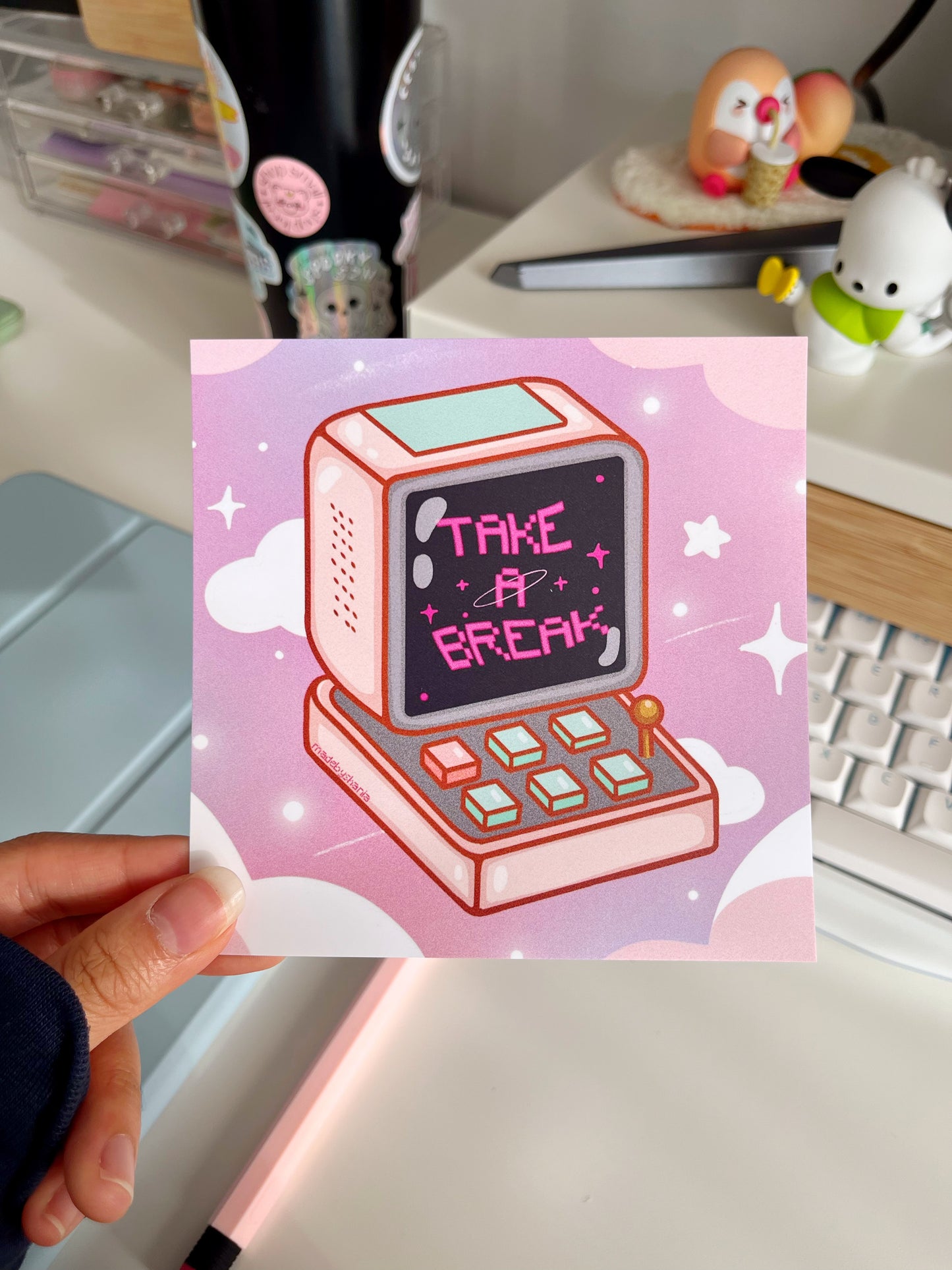 Take a Break Art Print | Postcard