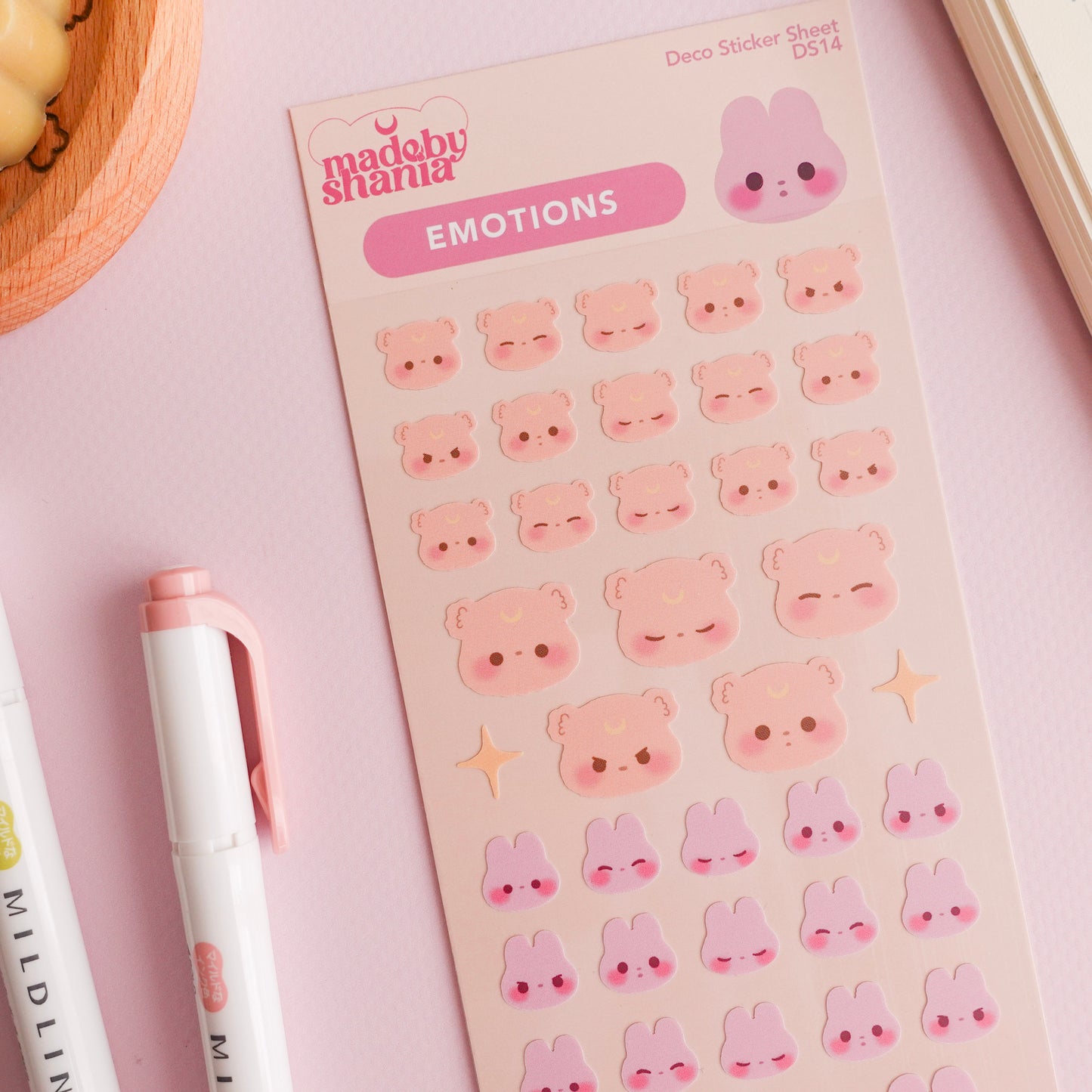 Emotions Deco Sticker Sheet