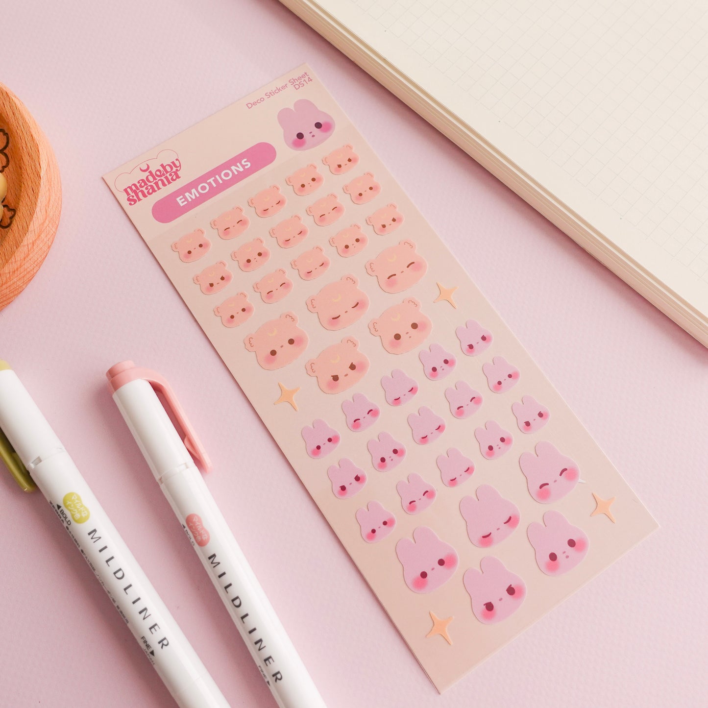 Emotions Deco Sticker Sheet