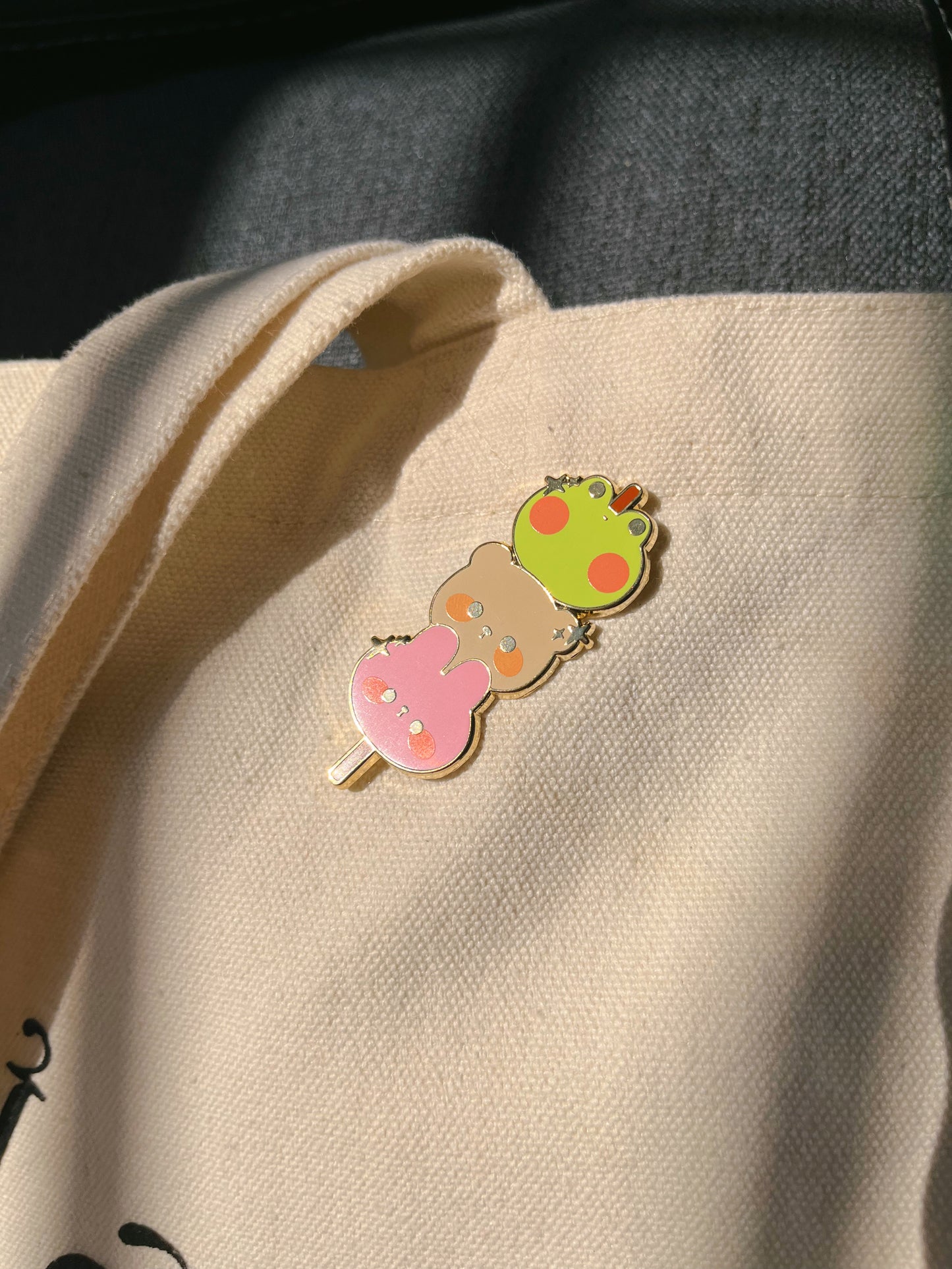Dango Enamel Pin