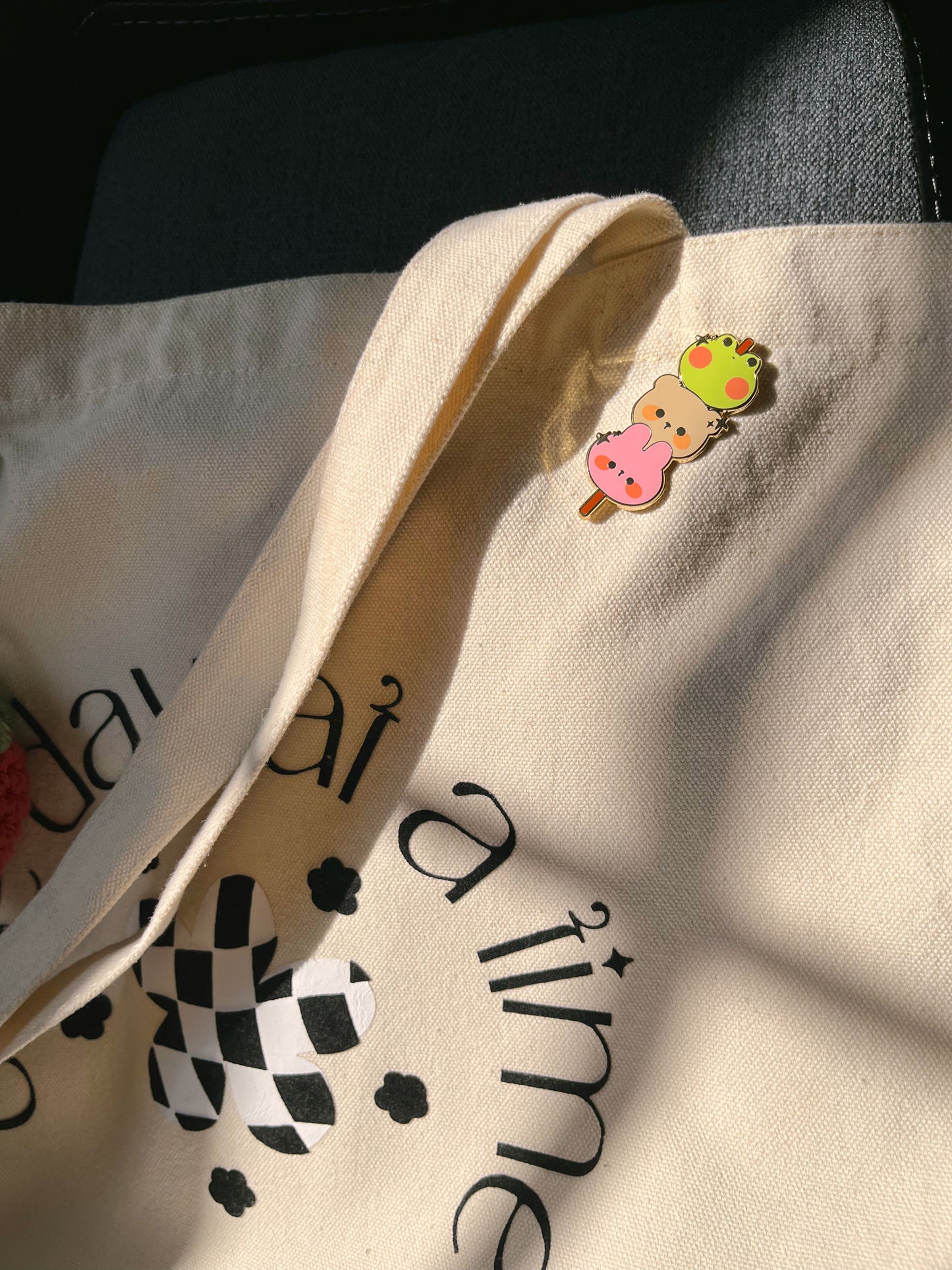 Dango Enamel Pin