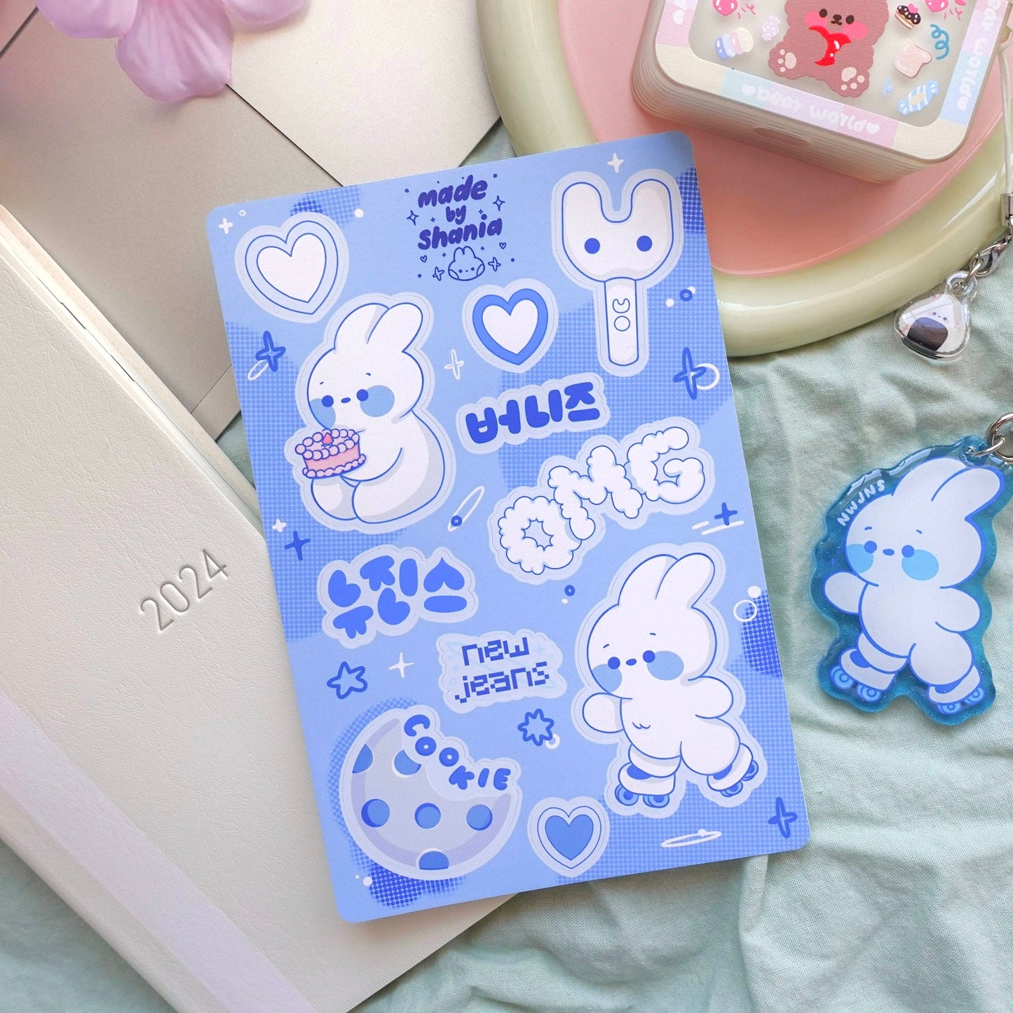 New Jeans Vinyl Sticker Sheet