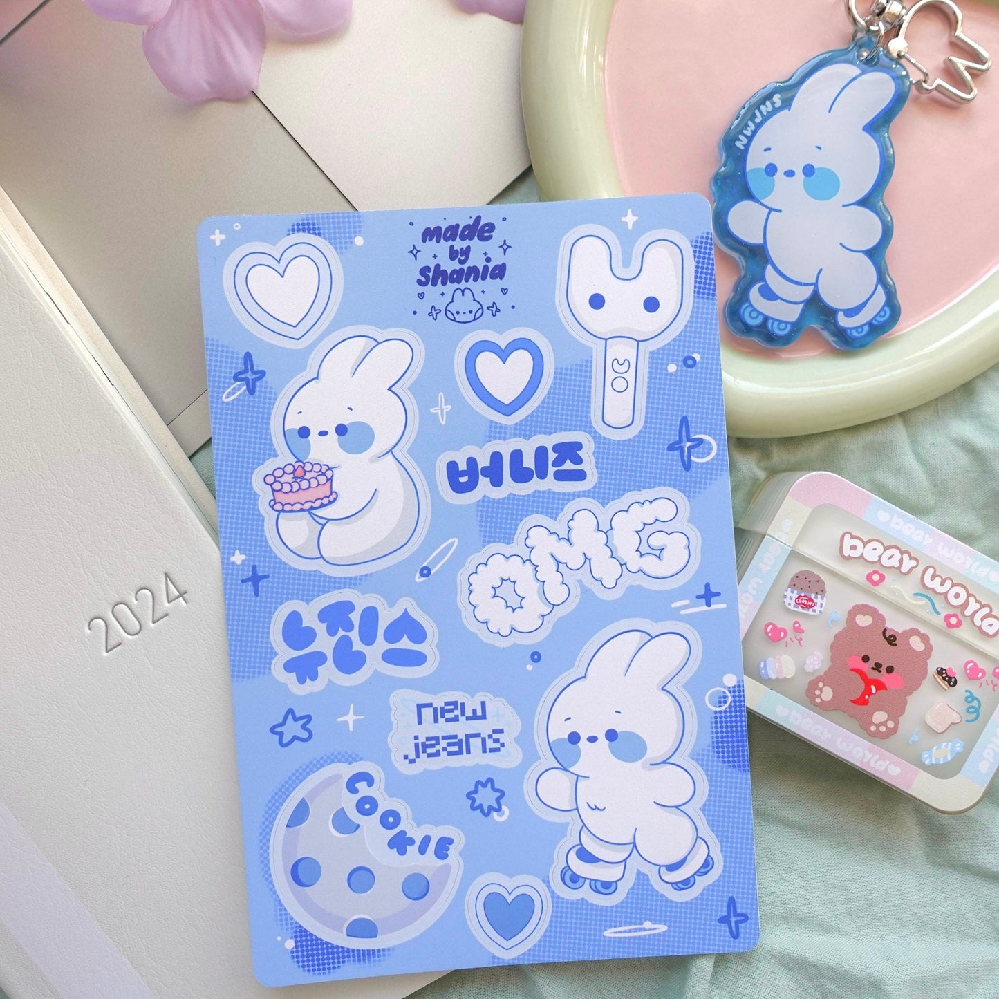 New Jeans Vinyl Sticker Sheet