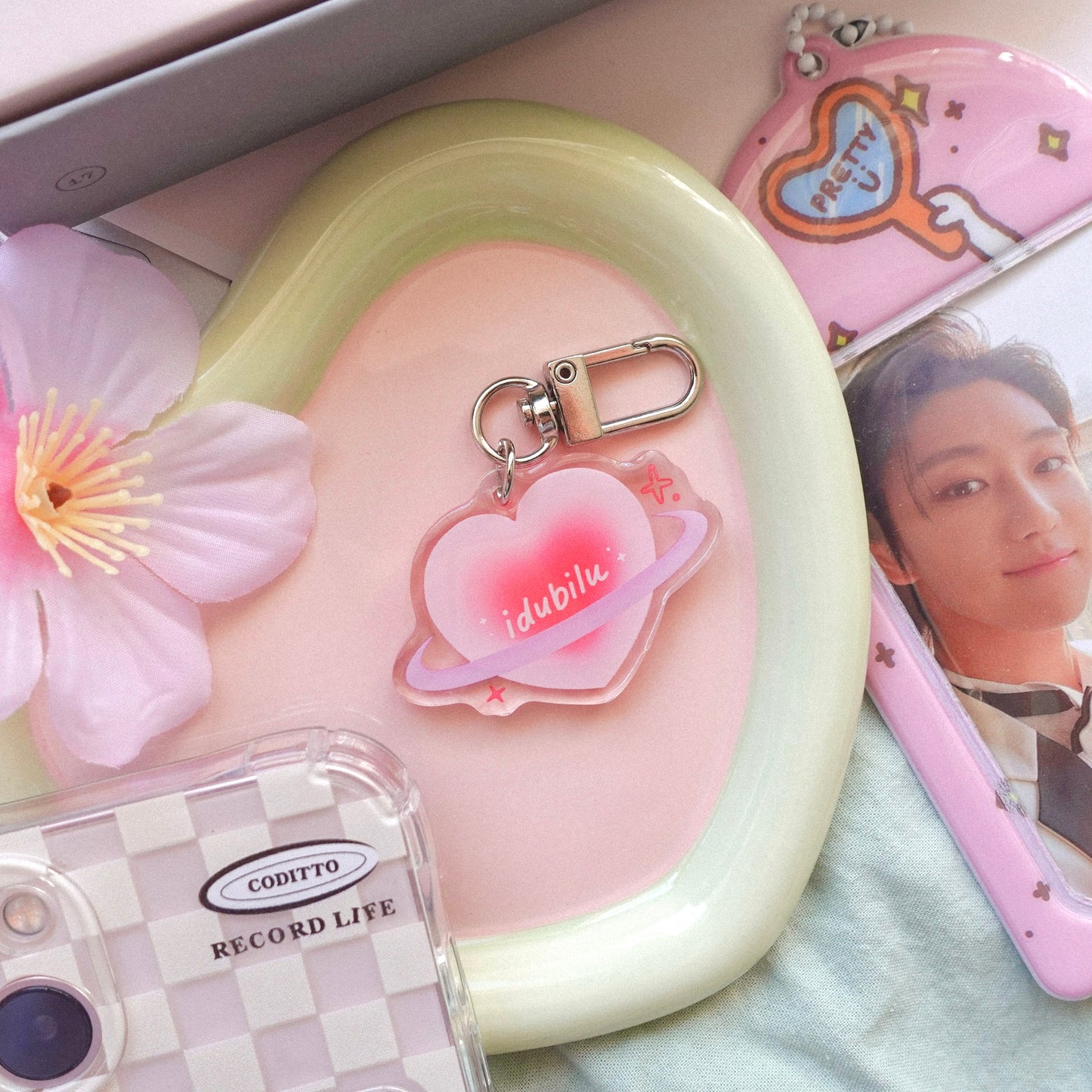 Seventeen I Don't Understand But I Luv U Keychain