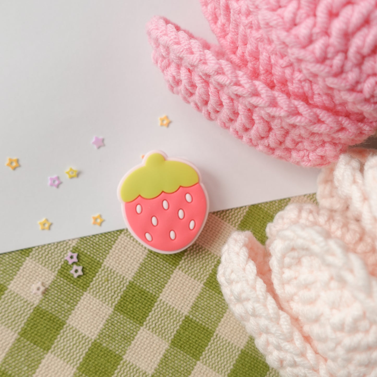 Strawberry Shoe Charm