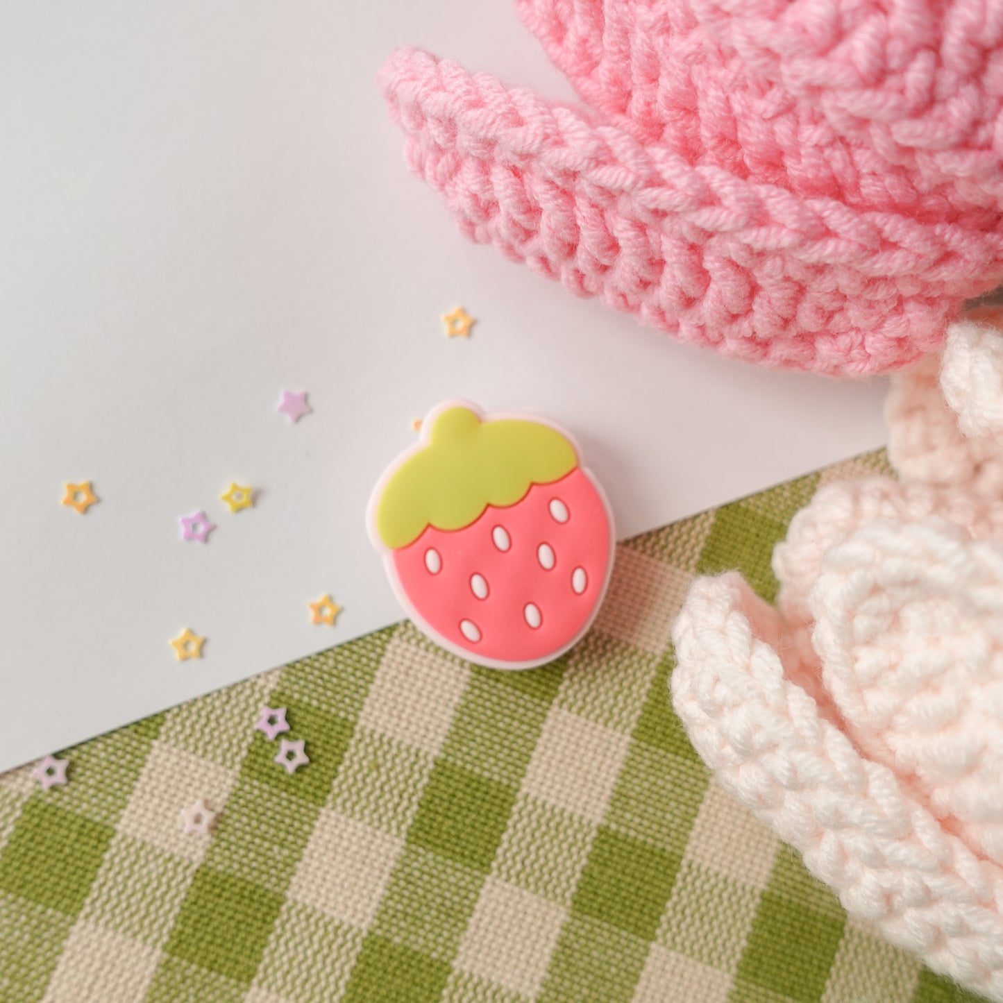 Strawberry Shoe Charm