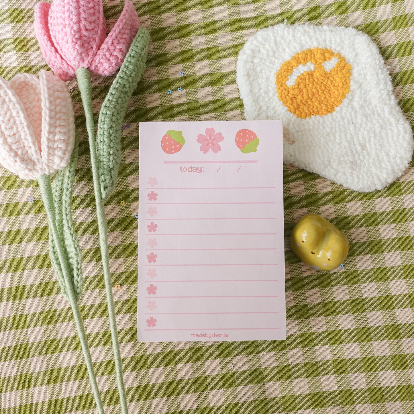 Strawberry x Sakura Notepad