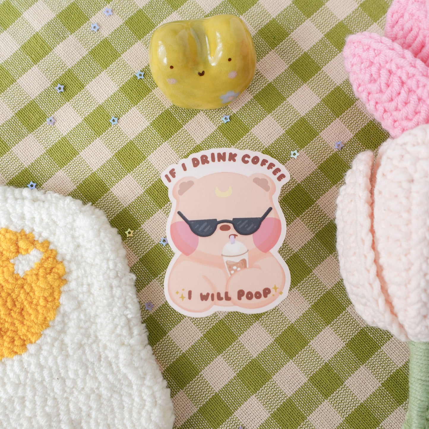 If I Drink Coffee I Will Poop Sticker