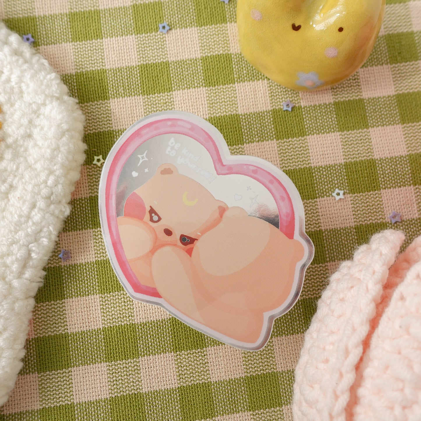 Be Kind to Yourself Mirror Sticker
