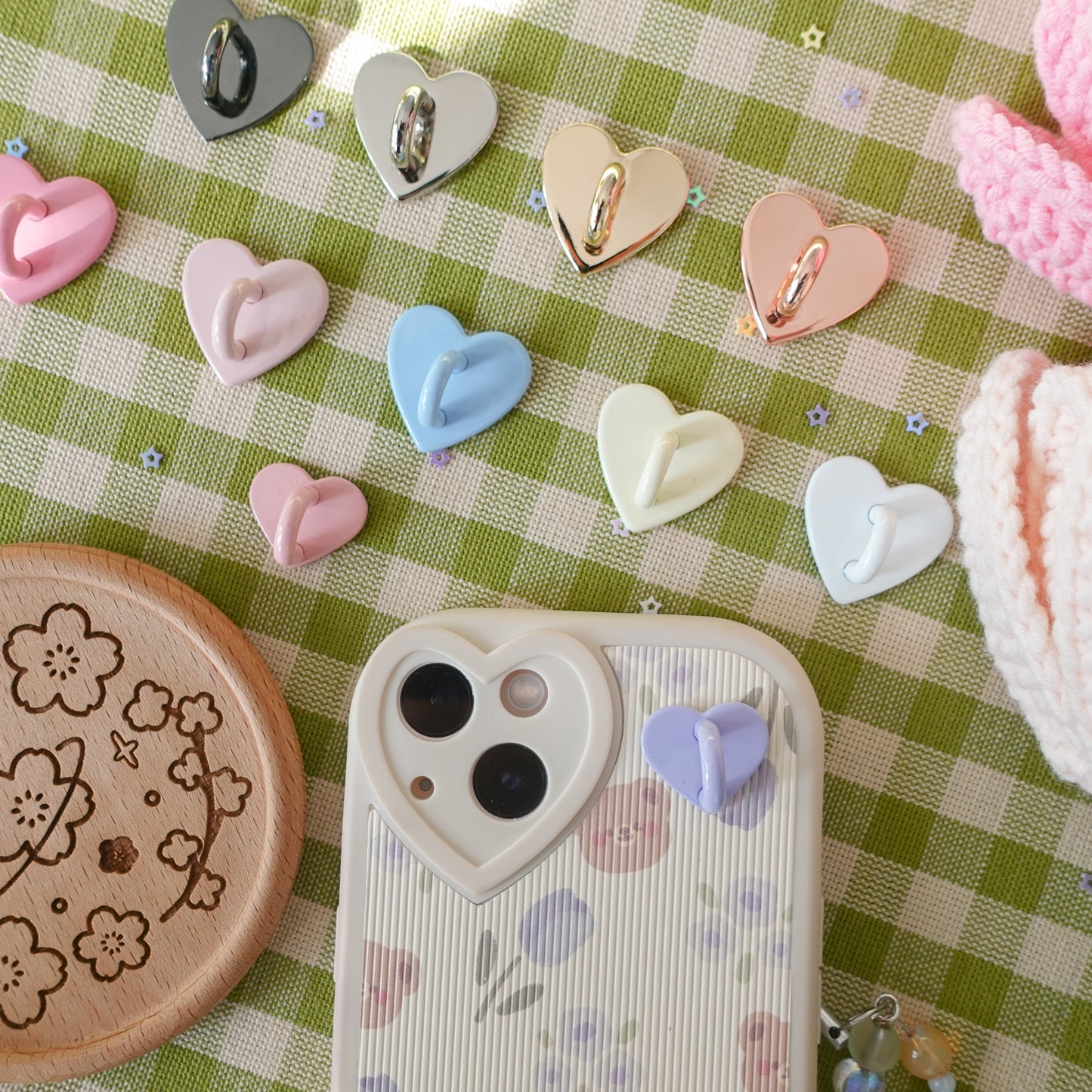 Heart Hook Charms | Phone Accessories