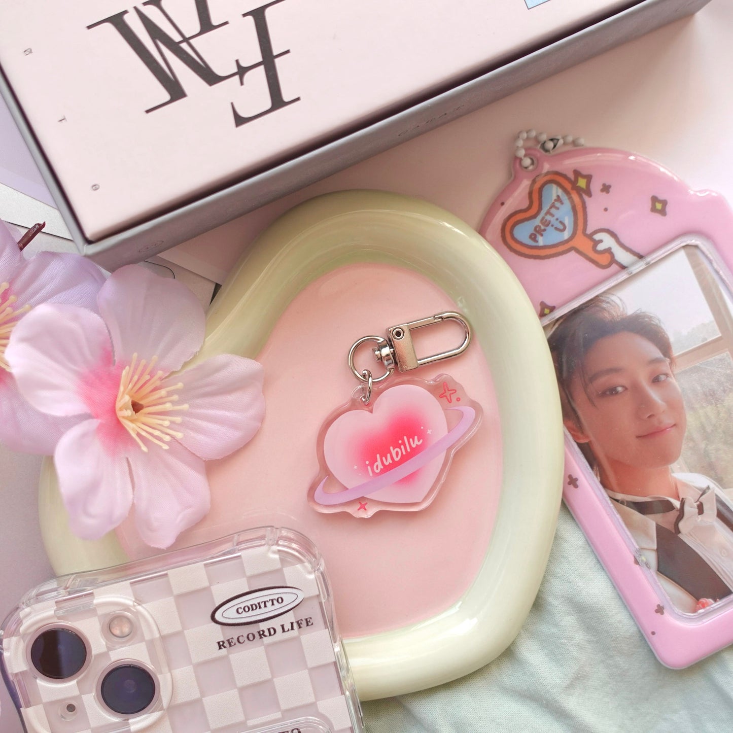 Seventeen I Don't Understand But I Luv U Keychain