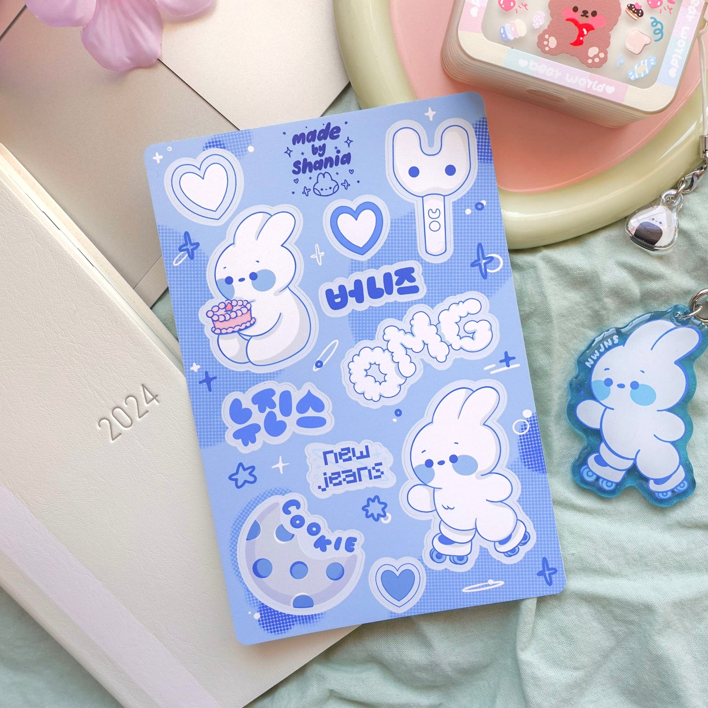 New Jeans Vinyl Sticker Sheet