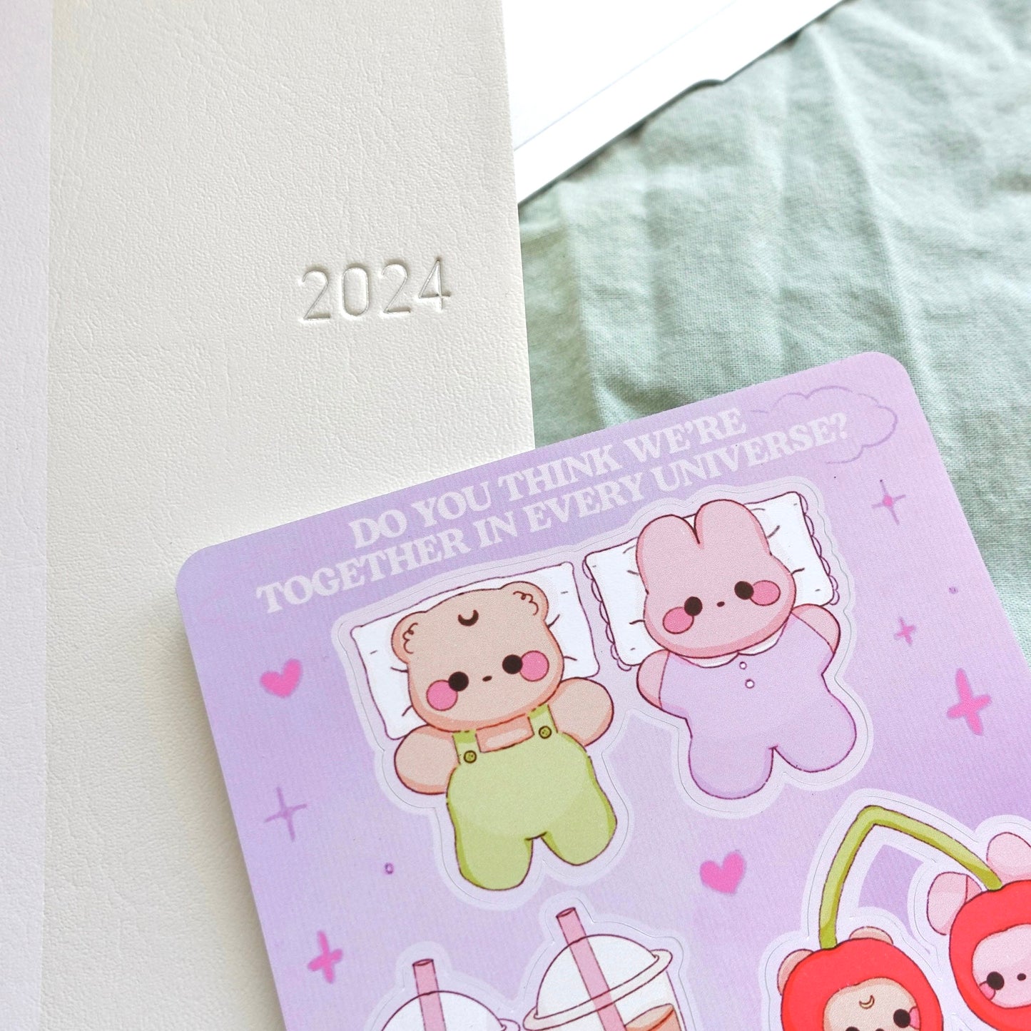 Together in Every Universe Vinyl Sticker Sheet