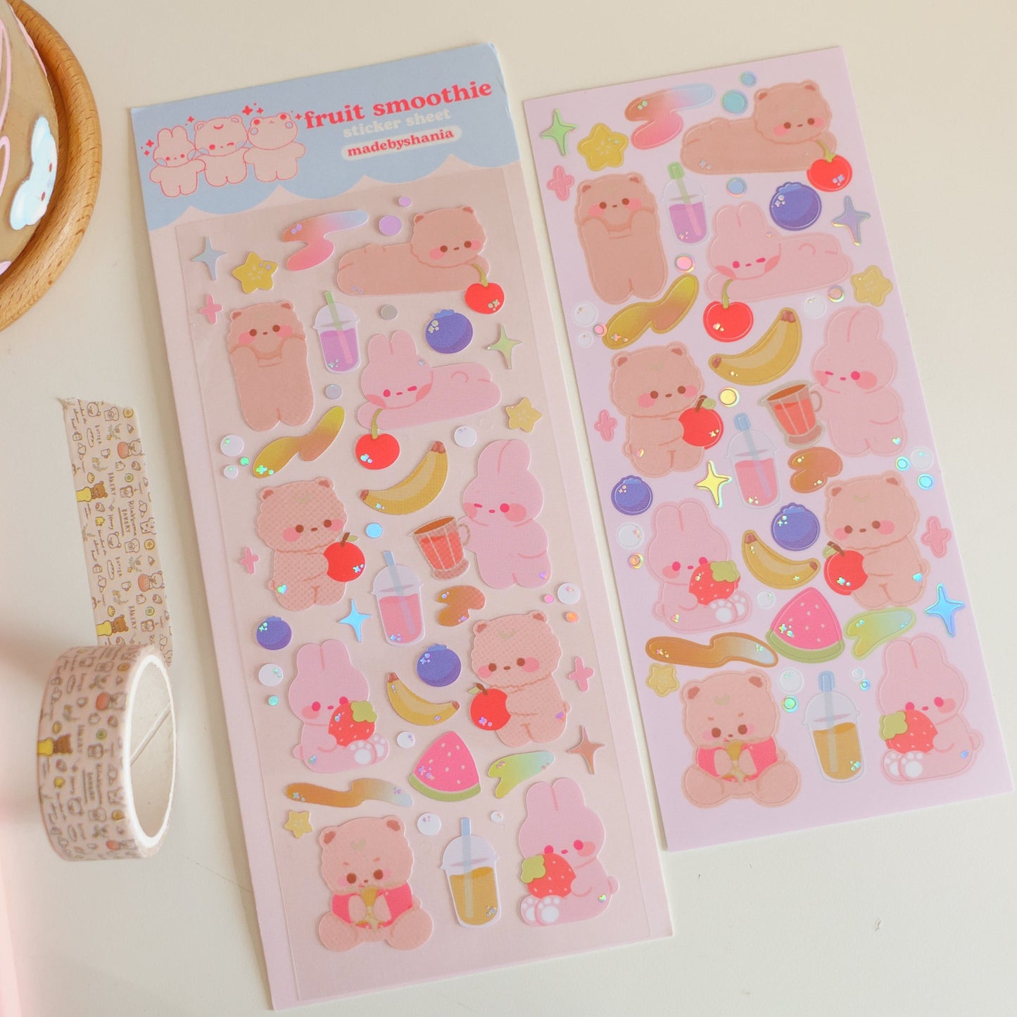 Fruit Smoothie Deco Sticker Sheet