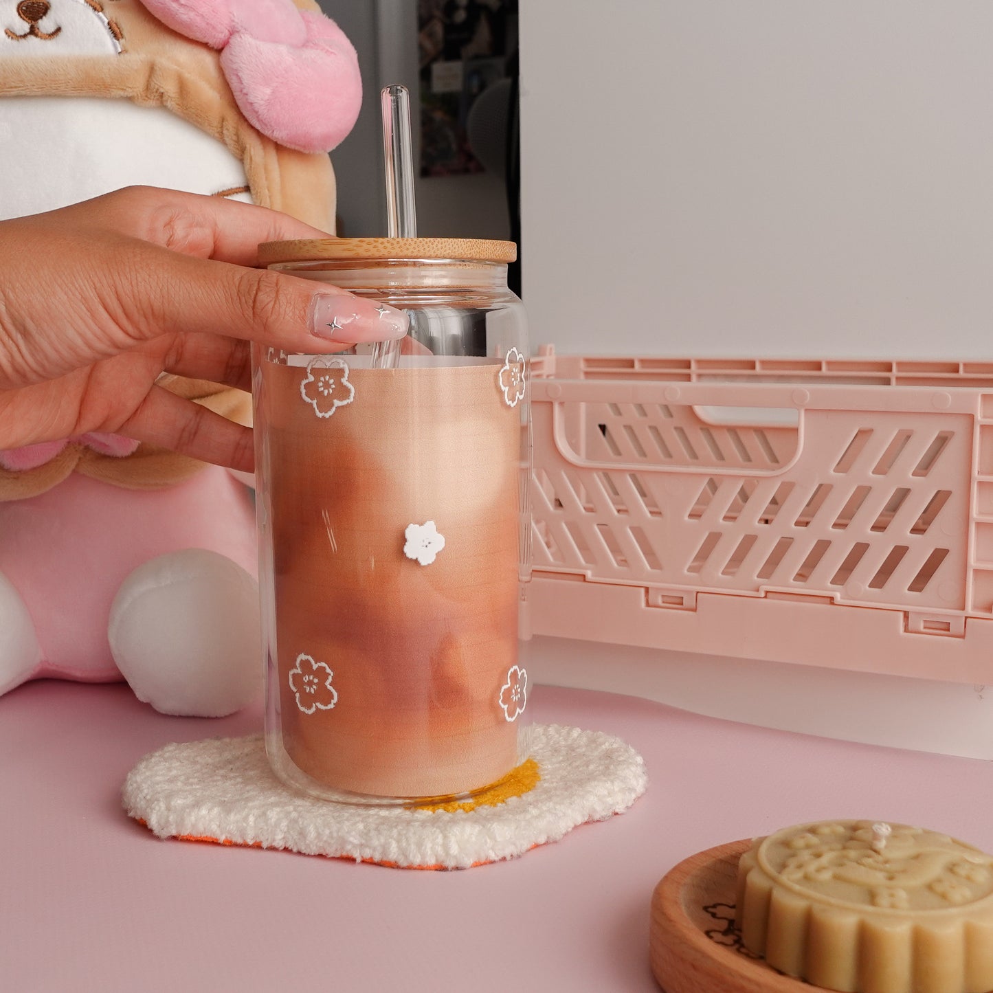 Sakura Clear Glass Tumbler