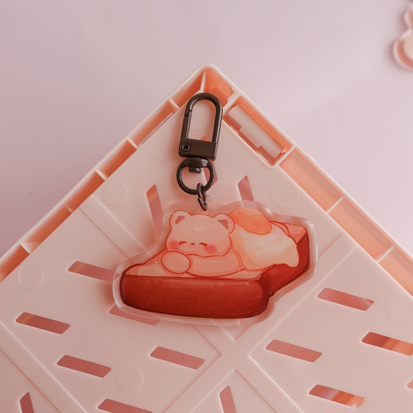 Pluto Egg Toast Keychain