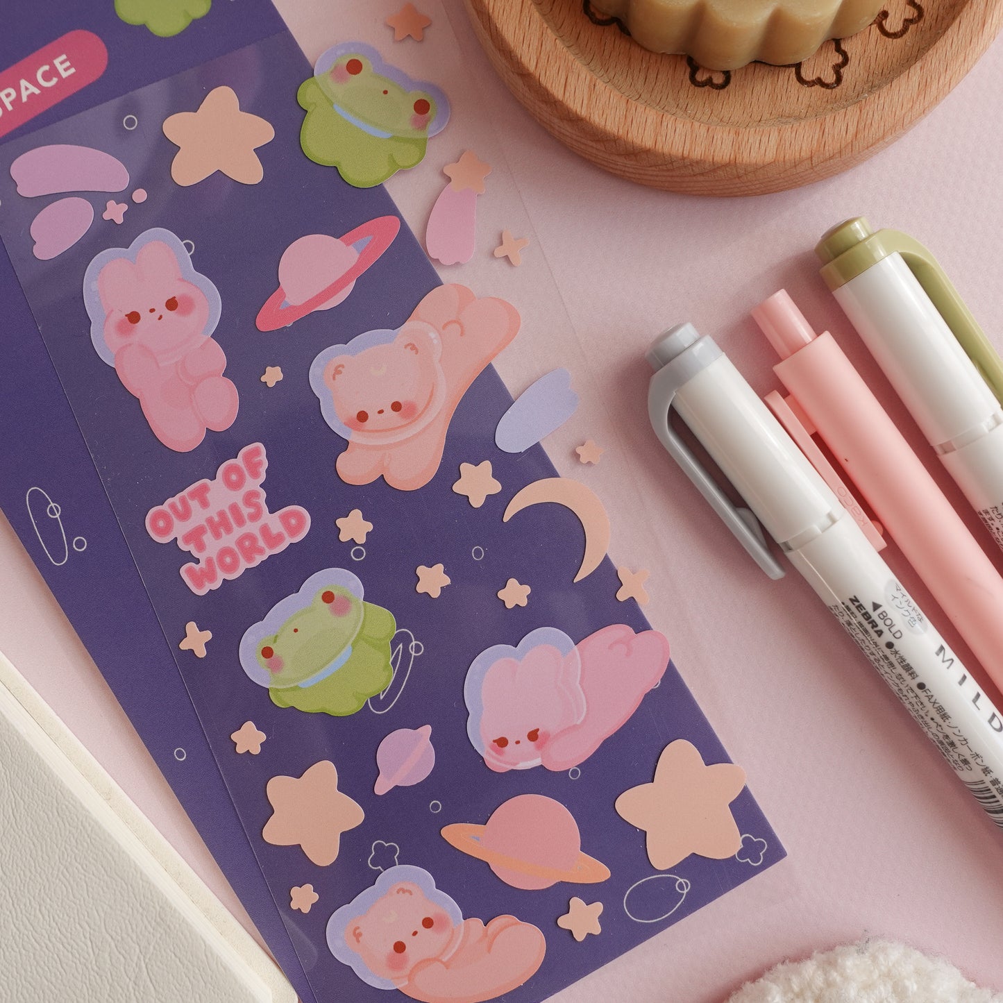Outer Space Deco Sticker Sheet