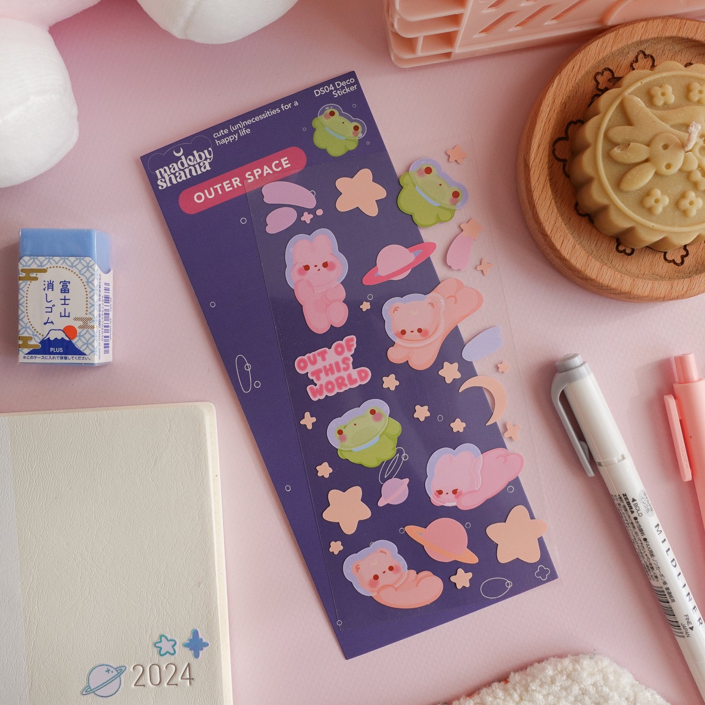 Outer Space Deco Sticker Sheet