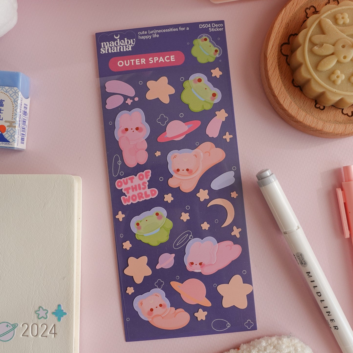 Outer Space Deco Sticker Sheet