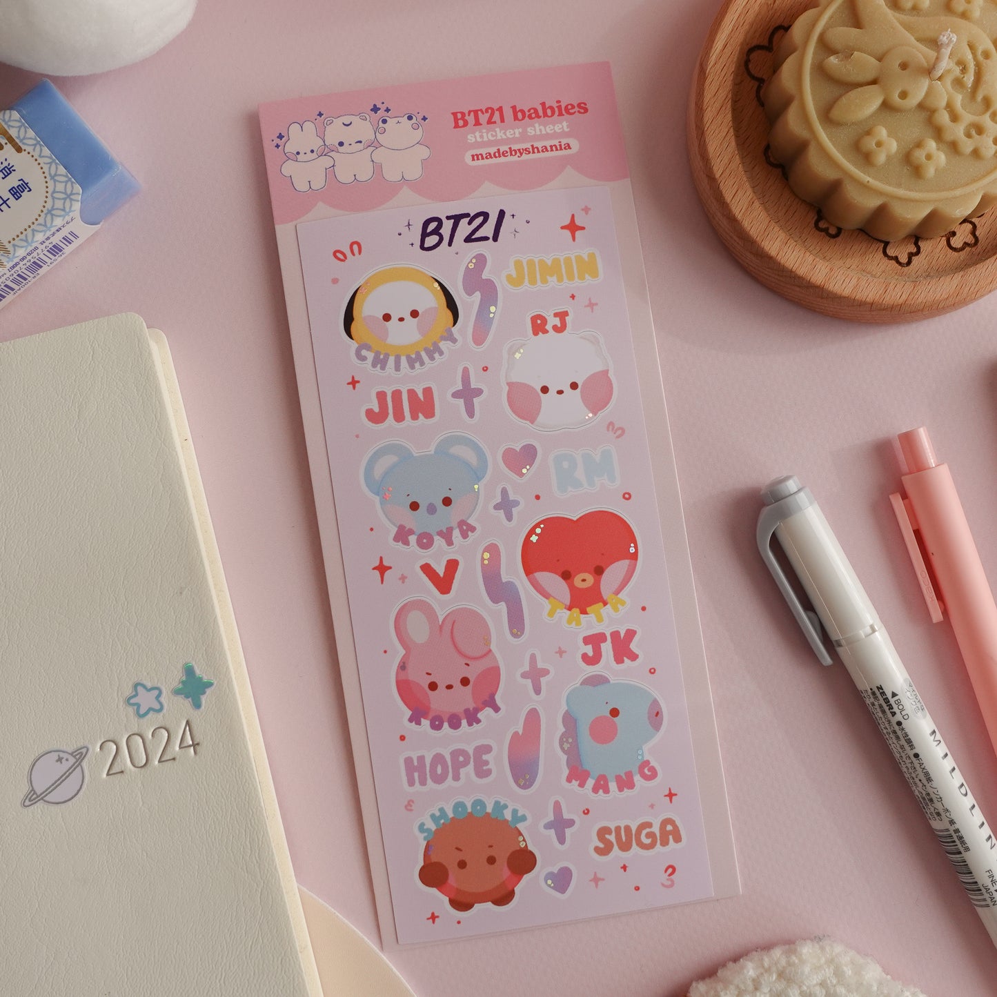 BT21 Babies Deco Sticker Sheet