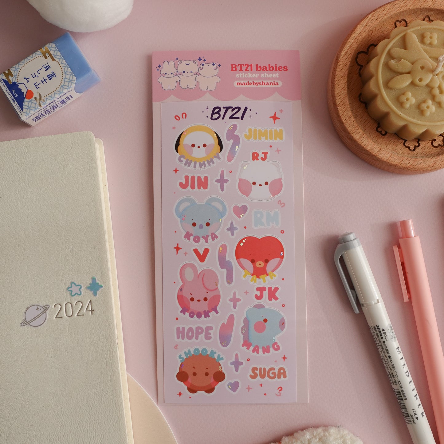 BT21 Babies Deco Sticker Sheet