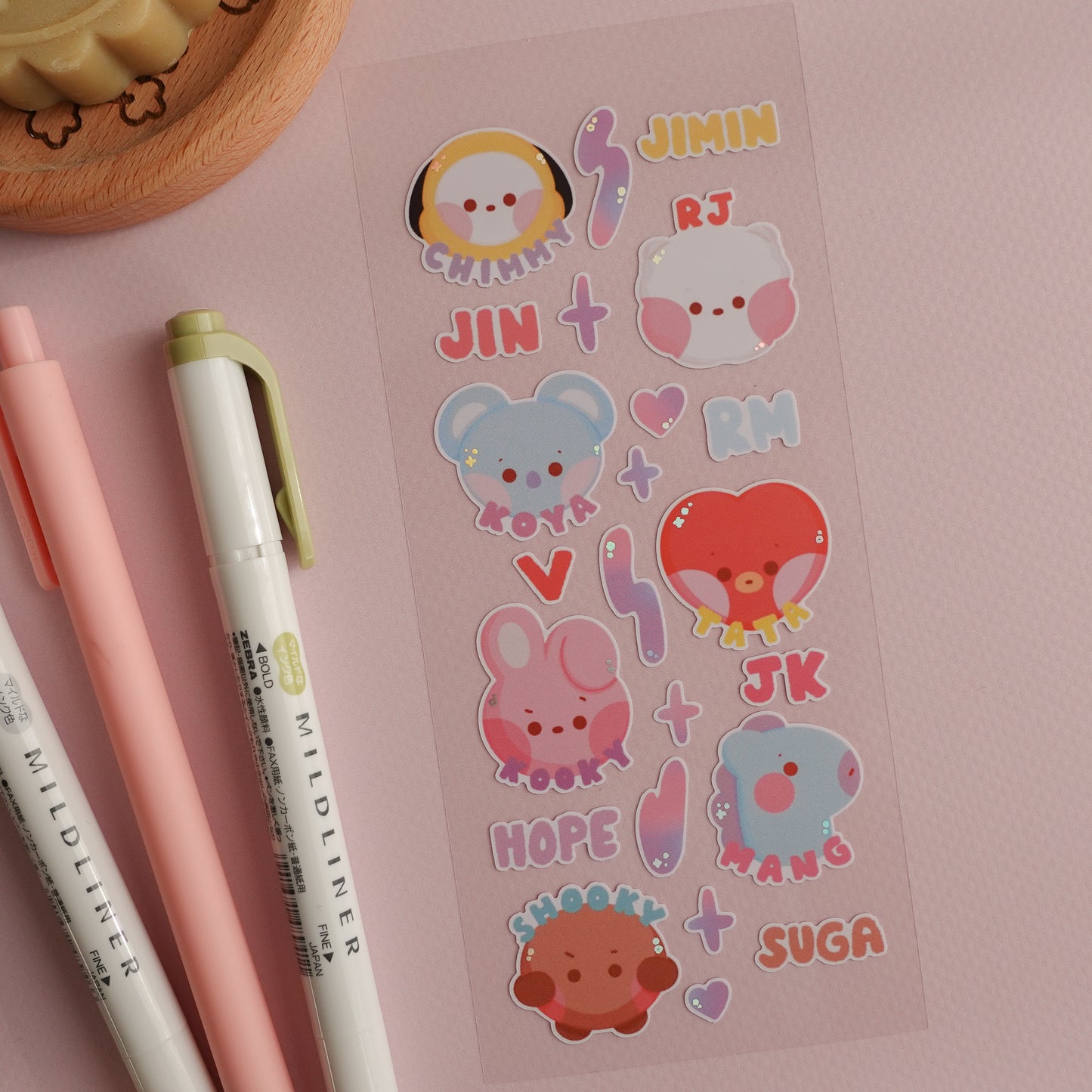 BT21 Babies Deco Sticker Sheet
