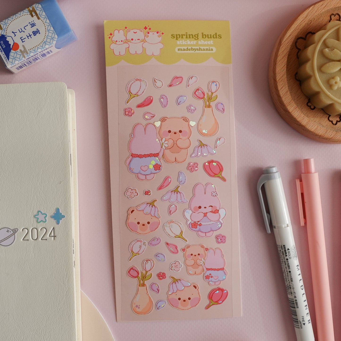 Spring Buds Deco Sticker Sheet