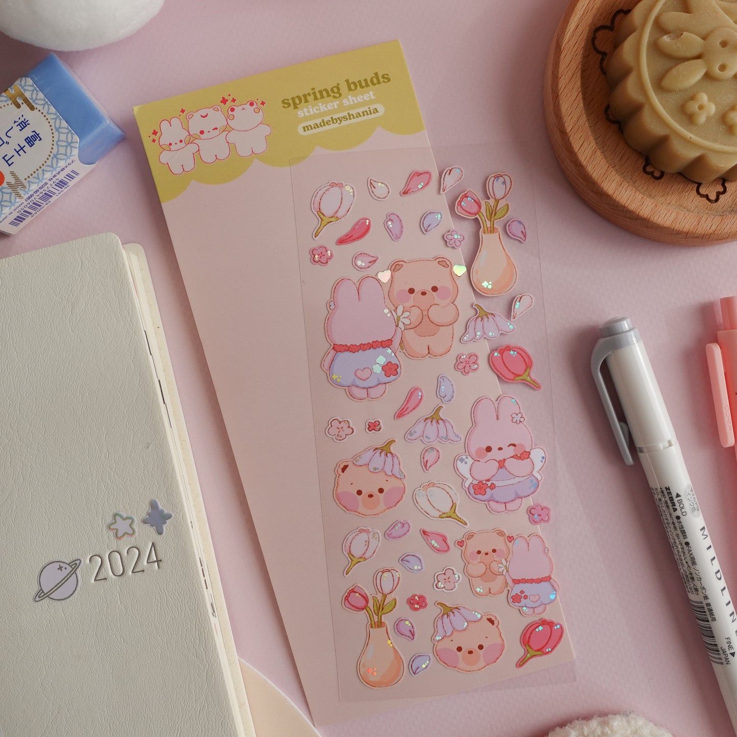 Spring Buds Deco Sticker Sheet