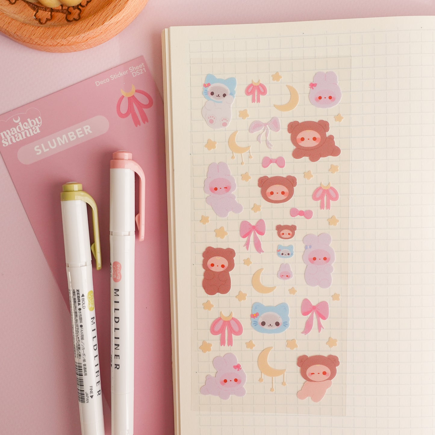 Slumber Party Deco Sticker Sheet