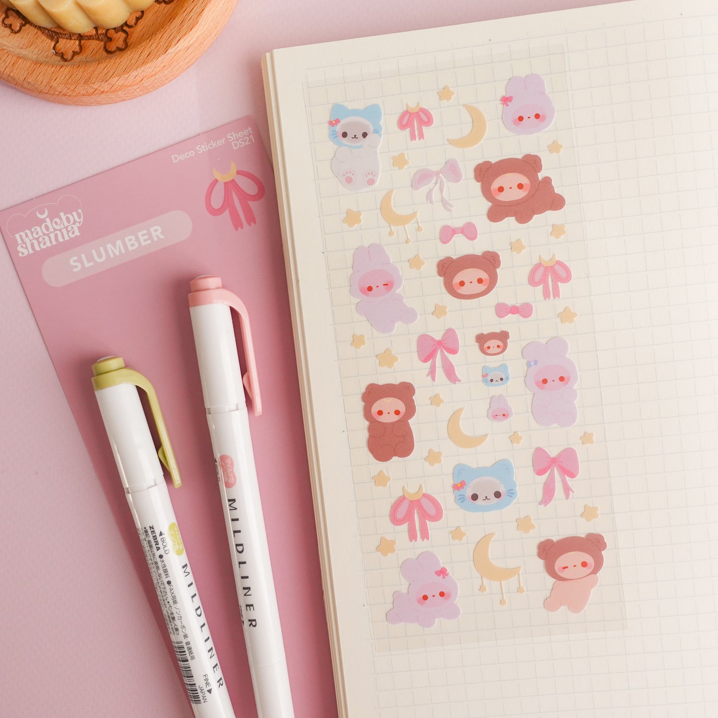 Slumber Party Deco Sticker Sheet