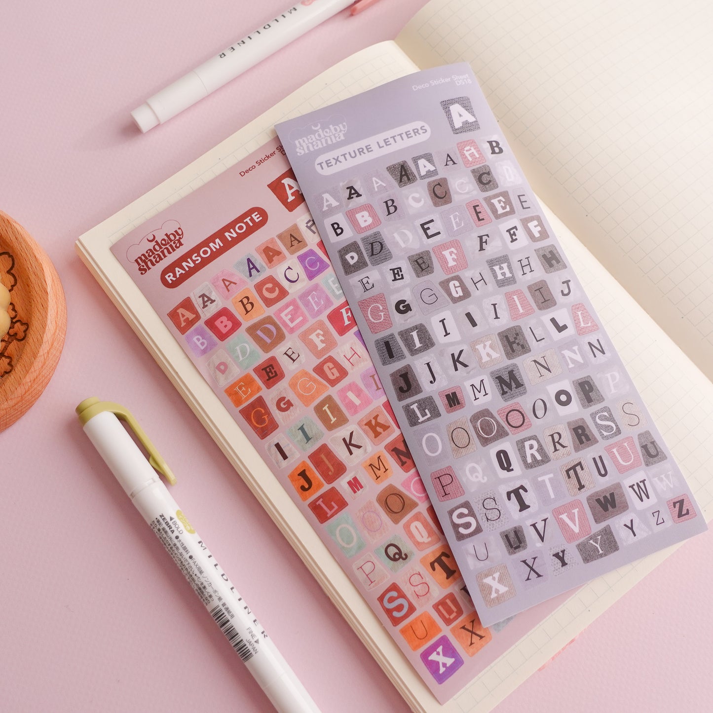 Ransom Note (Letters) Deco Sticker Sheet