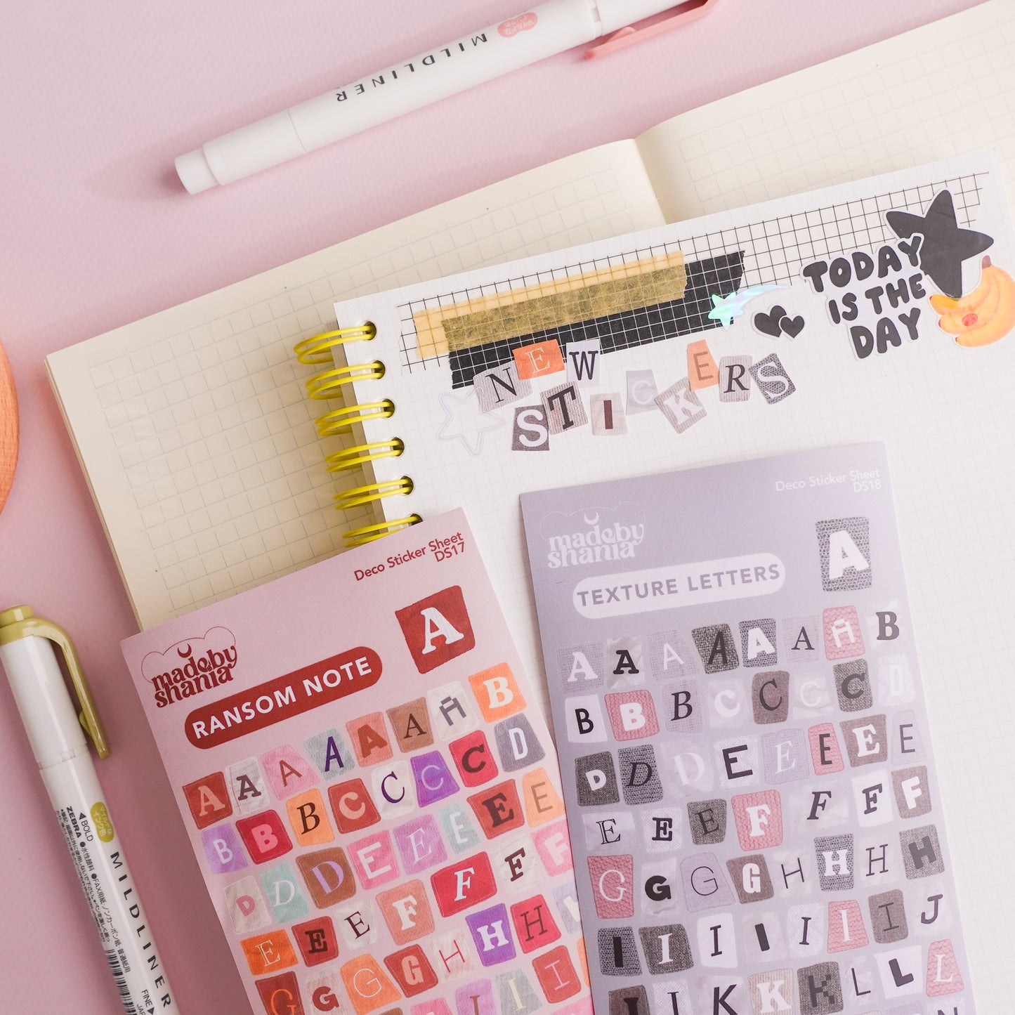Ransom Note (Letters) Deco Sticker Sheet