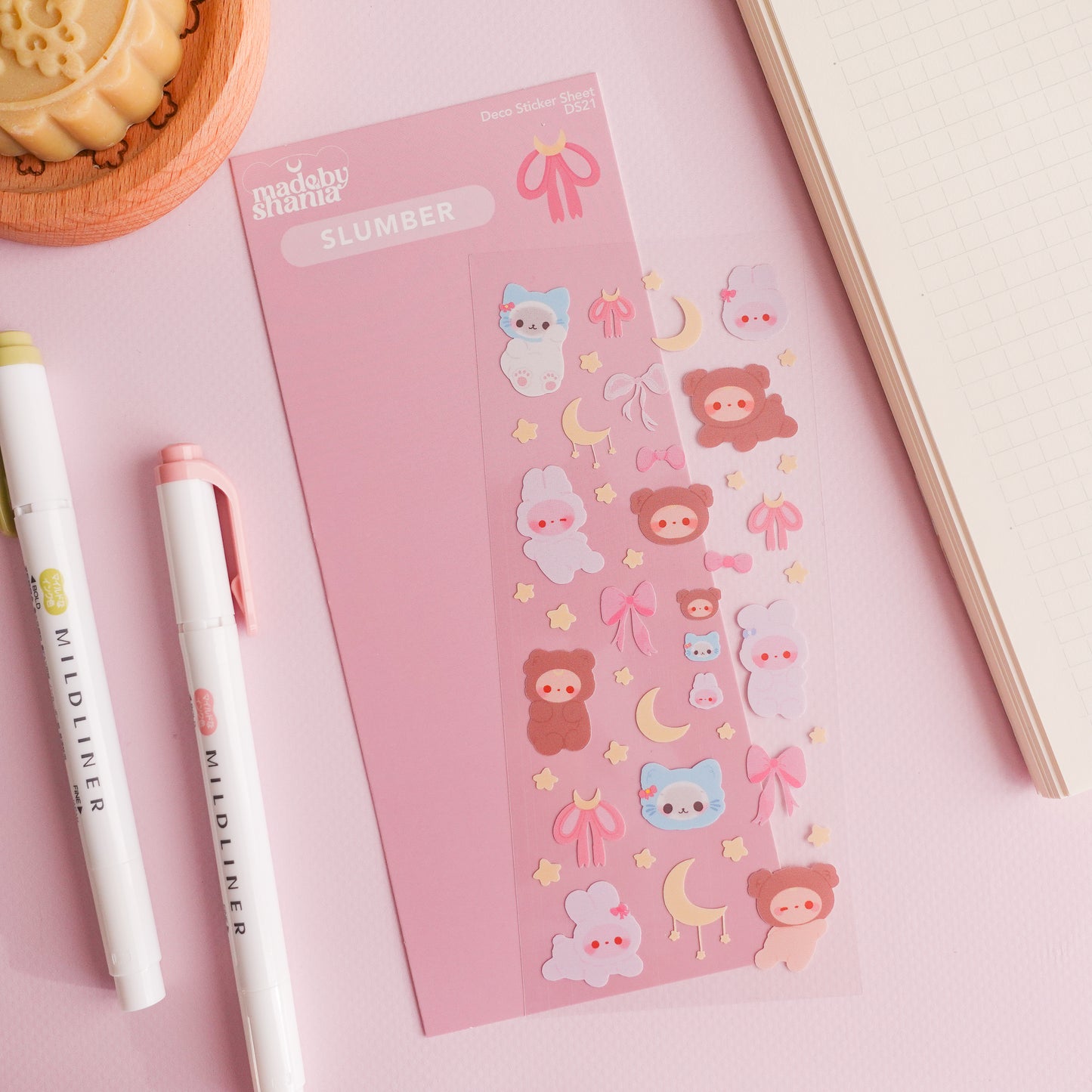 Slumber Party Deco Sticker Sheet