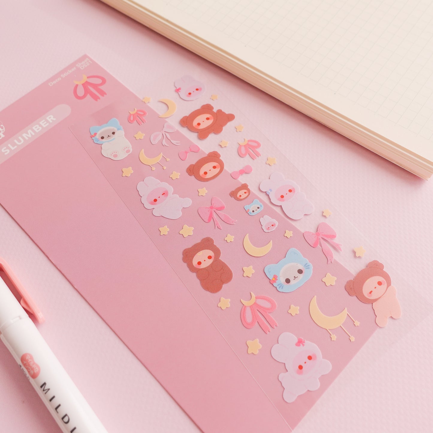 Slumber Party Deco Sticker Sheet