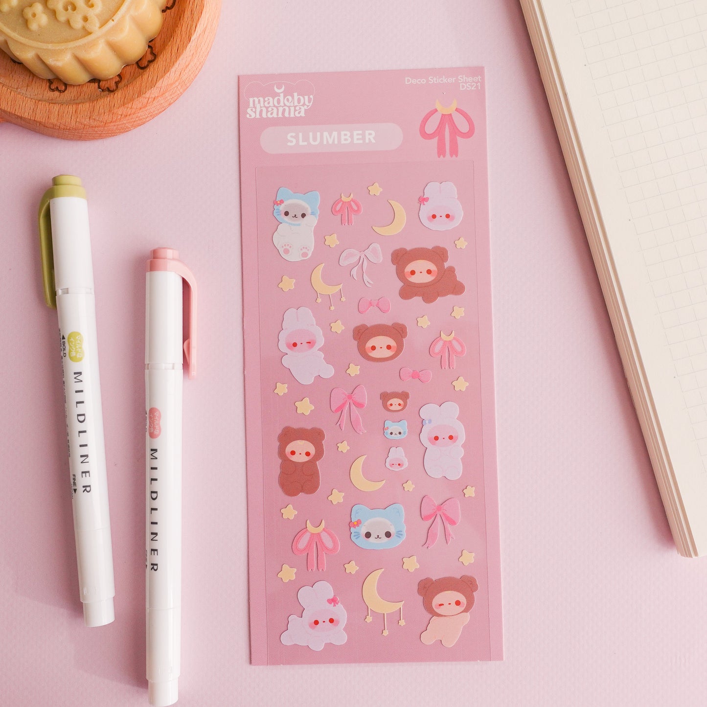 Slumber Party Deco Sticker Sheet