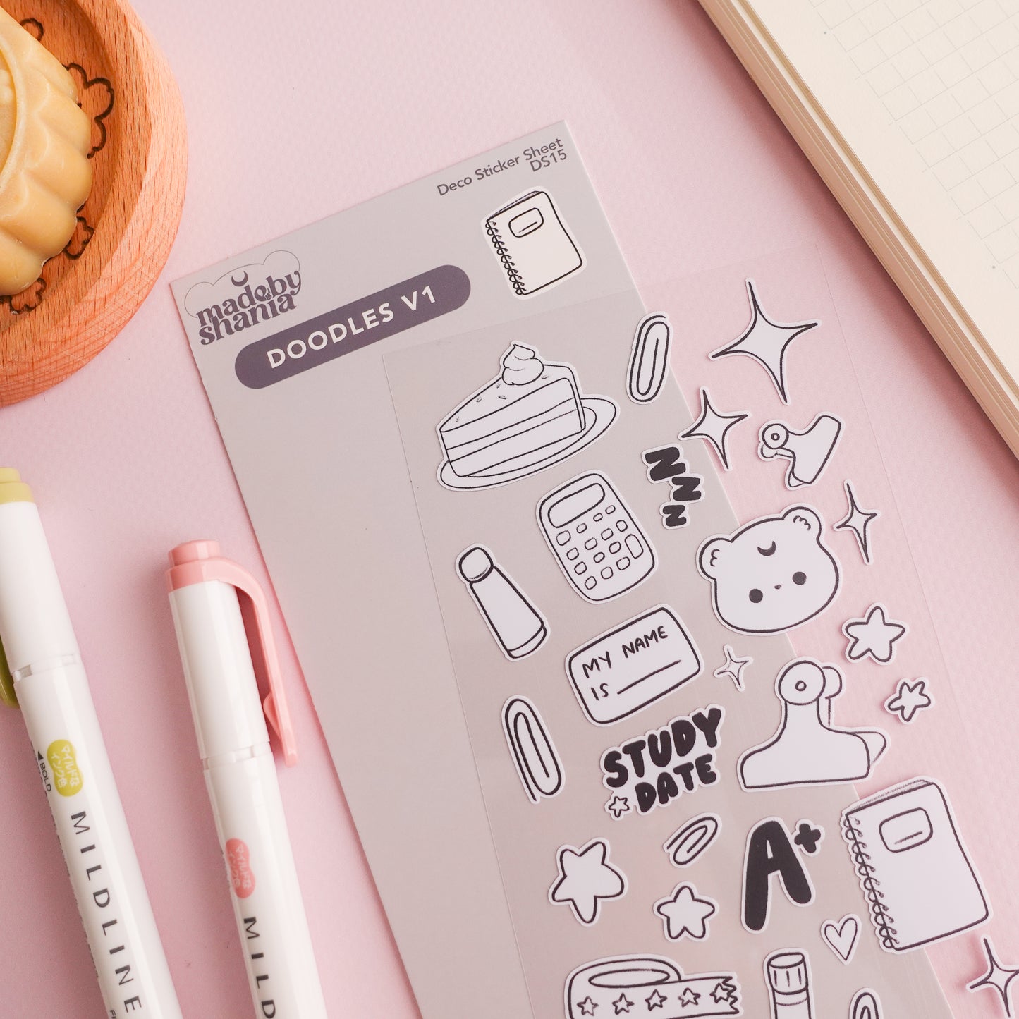 Doodles V1 Deco Sticker Sheet