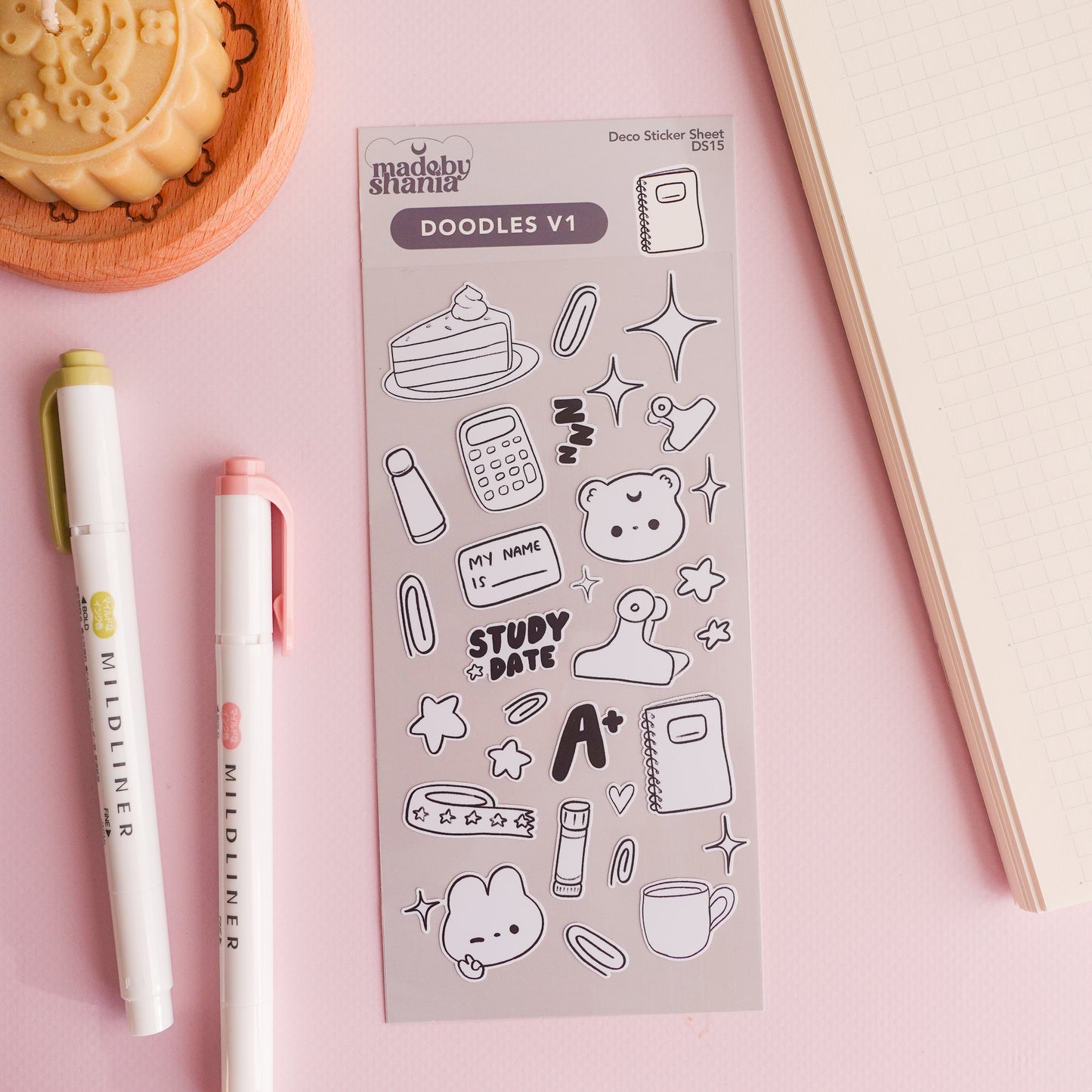 Doodles V1 Deco Sticker Sheet