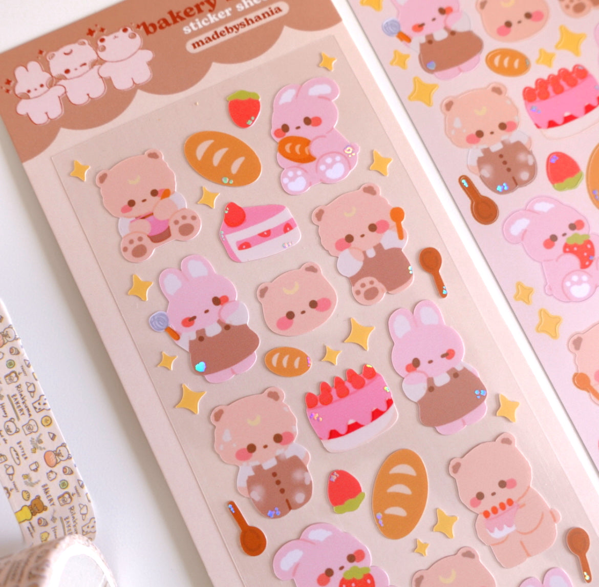 Bakery Buddies Deco Sticker Sheet