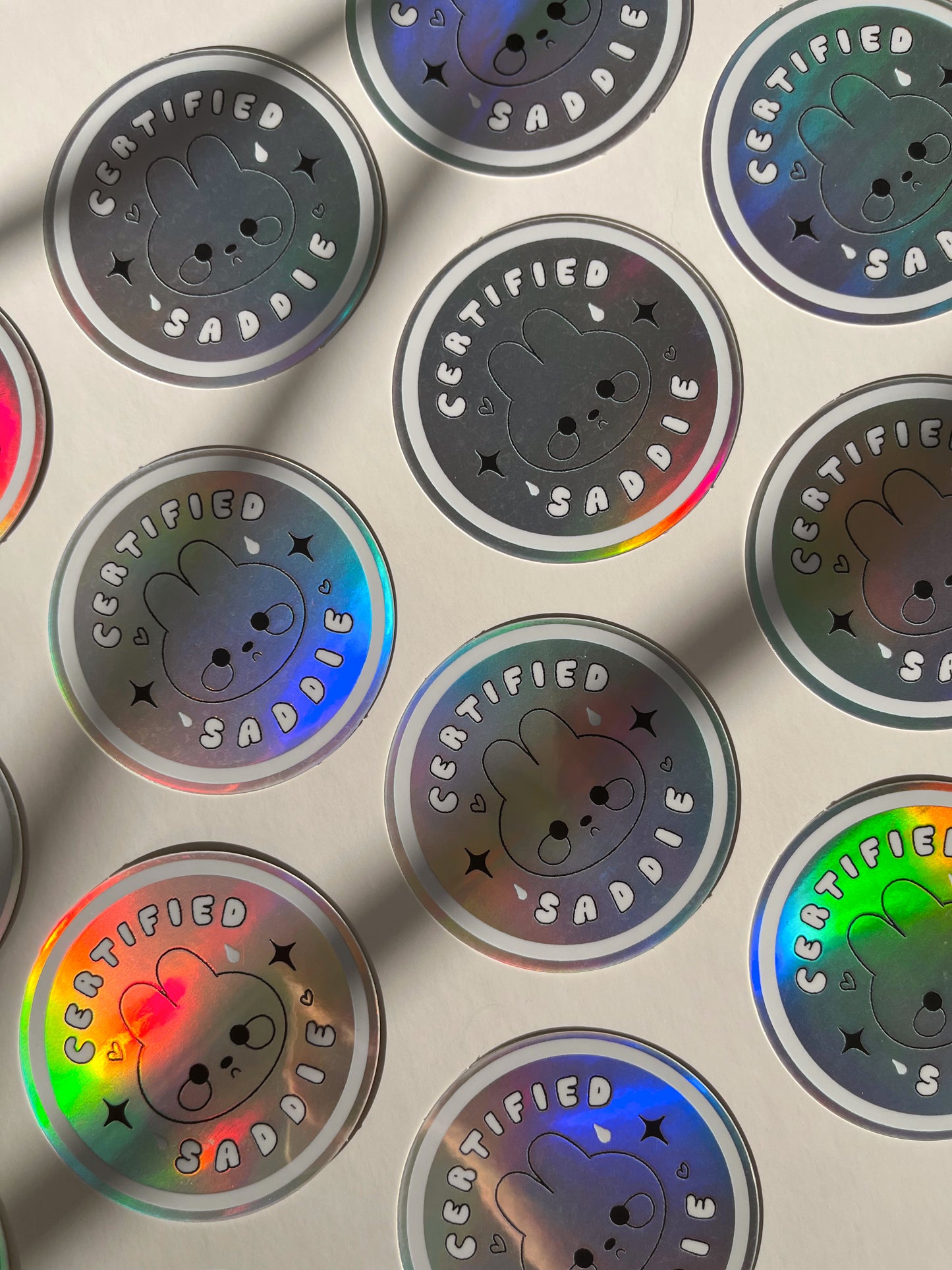 Certified Saddie Holographic Sticker