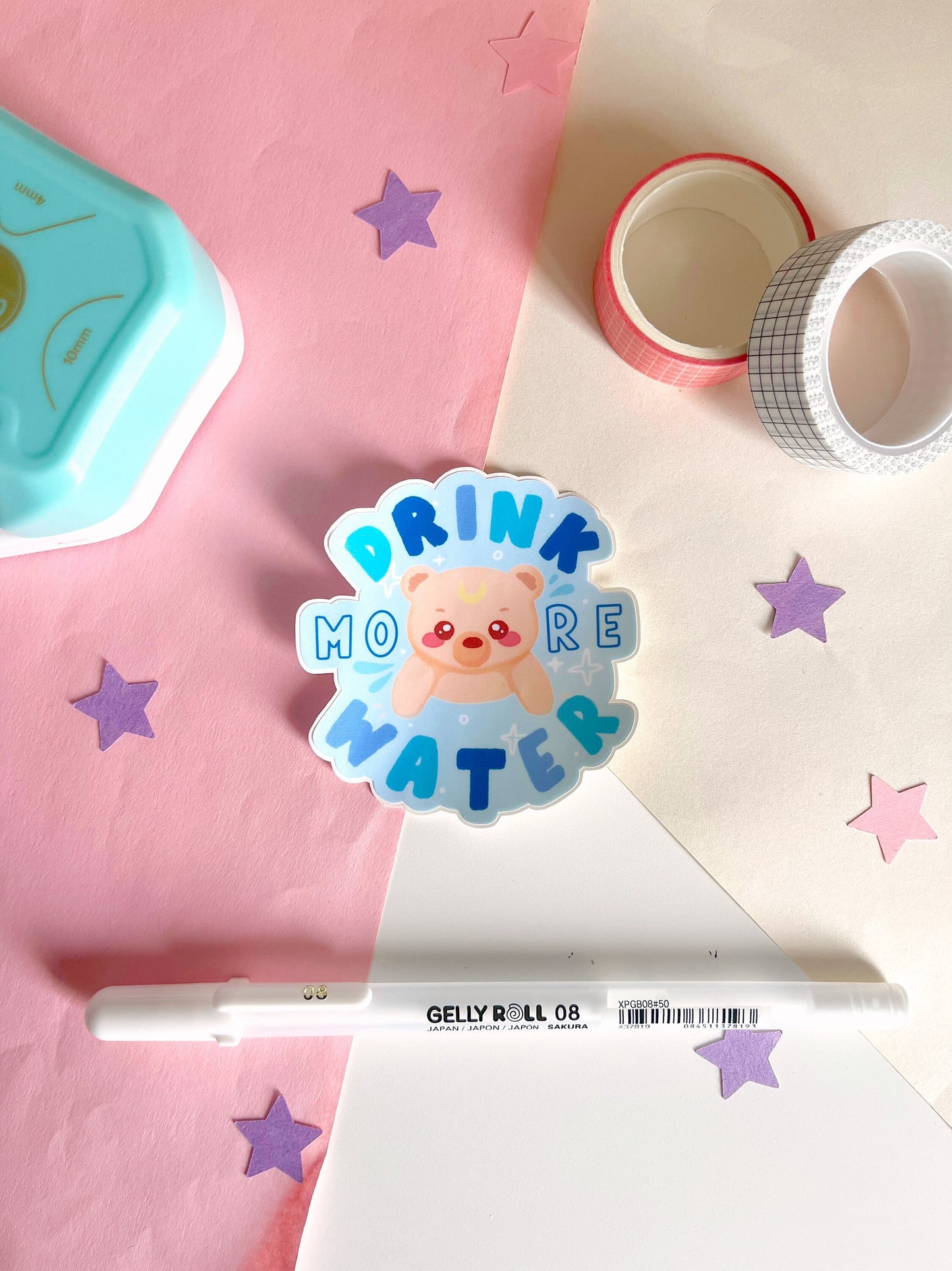 (DISCONTINUING) Drink More Water Sticker