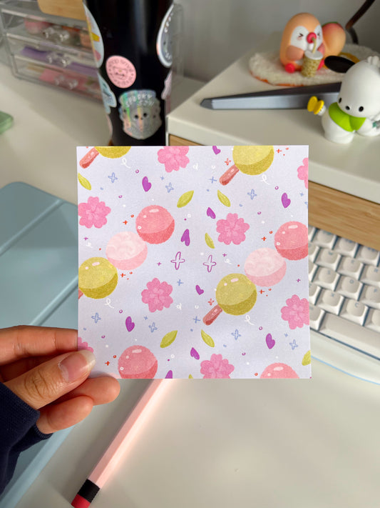 Dango Blossom Art Print | Postcard