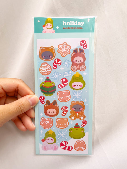 Holiday Deco Sticker Sheet
