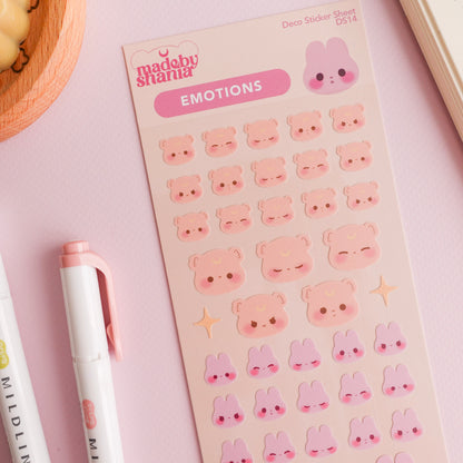Emotions Deco Sticker Sheet