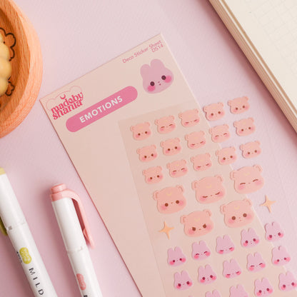 Emotions Deco Sticker Sheet