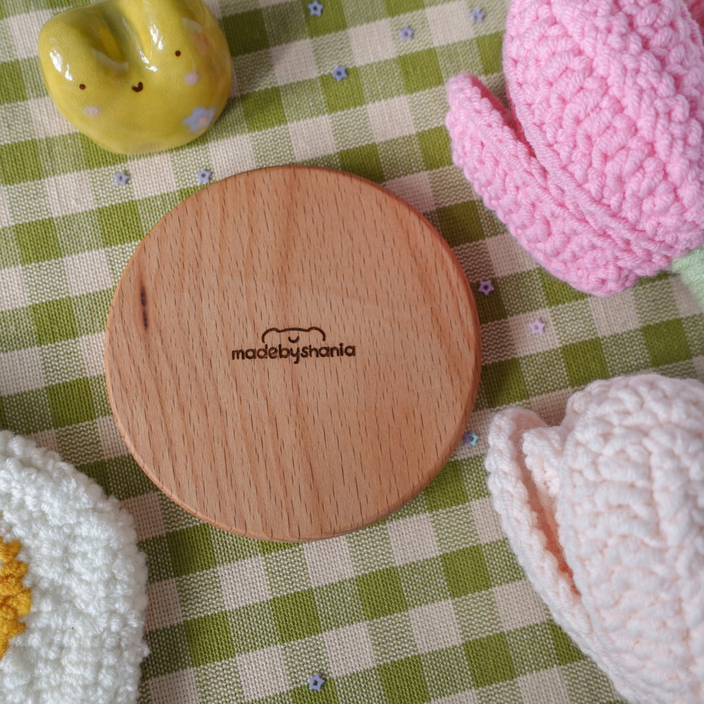 Mini Wooden Coasters