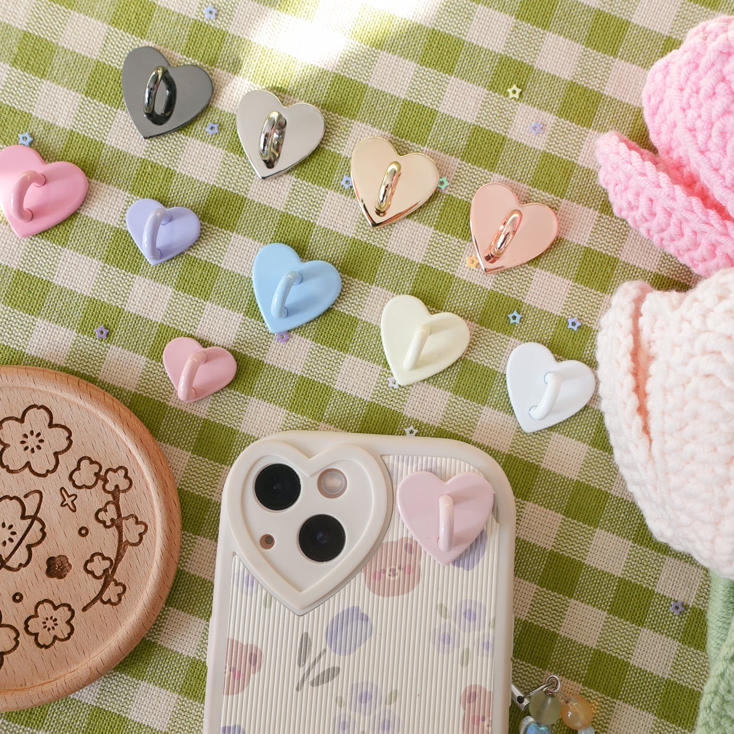 Heart Hook Charms | Phone Accessories