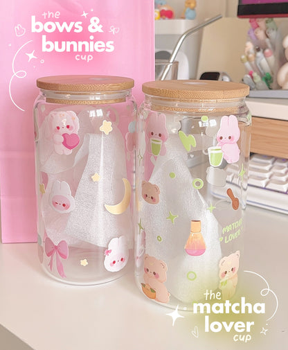 Matcha Lover Glass Tumbler