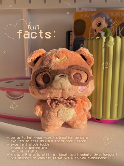 Pluto the Bear Plushie Keychain