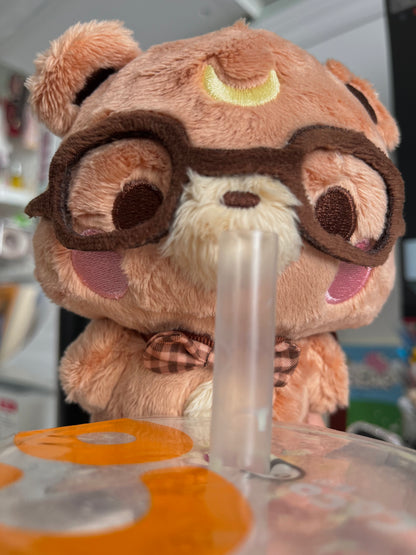 Pluto the Bear Plushie Keychain