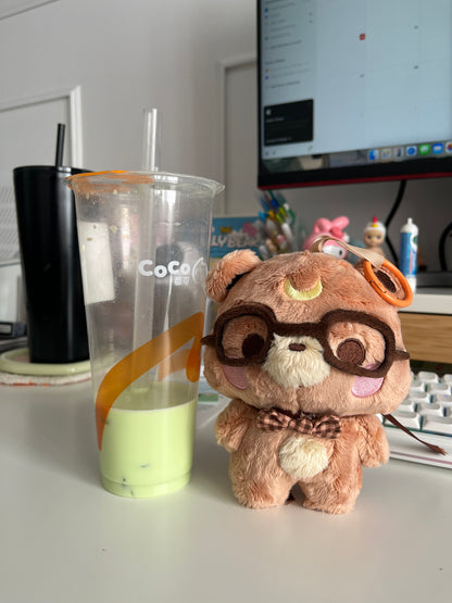 Pluto the Bear Plushie Keychain